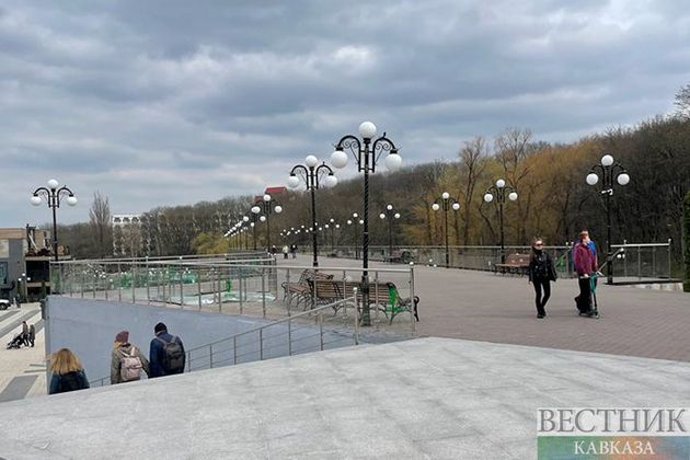 Центральная набережная в Железноводске