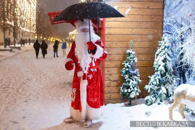 Снегопад в Москве