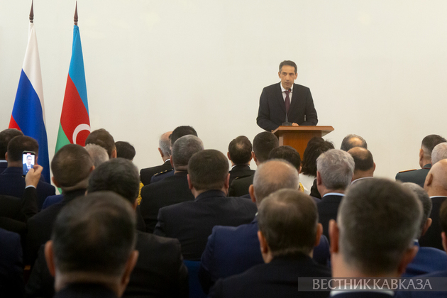 Торжественное мероприятие в посольстве Азербайджана в Москве по случаю Дня Победы