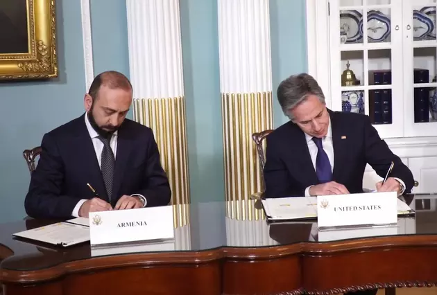 Арарат Мирзоян и Энтони Блинкен
