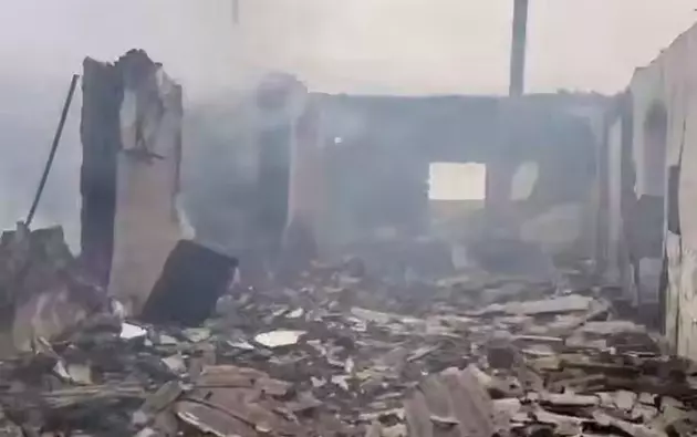 пожар в частном доме в Кизлярском районе Дагестана