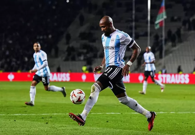 матч Лиги Европы между клубами “Карабах“ и ФКСБ