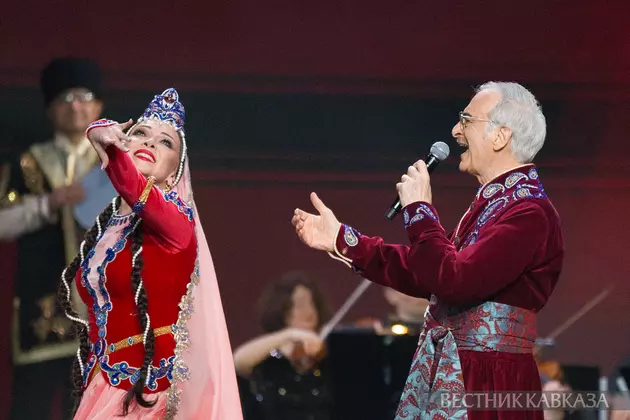 Полад Бюльбюль оглы и Этери Джафарова