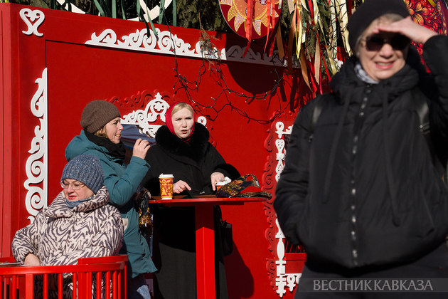 Масленичные гулянье в Москве