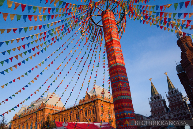 Масленичные гулянье в Москве