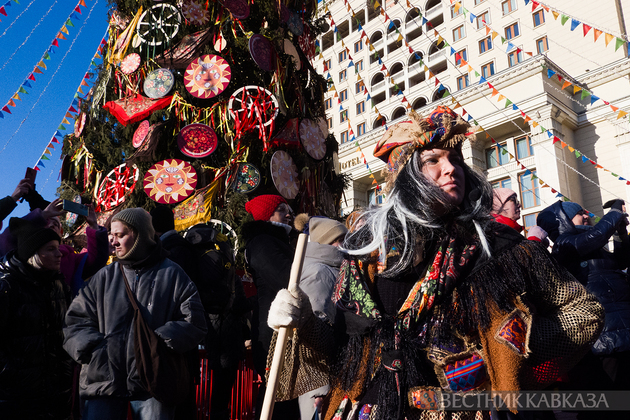 Масленичные гулянье в Москве