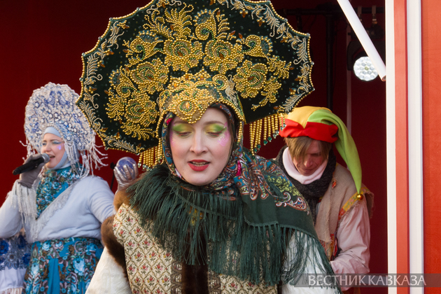 Масленичные гулянье в Москве