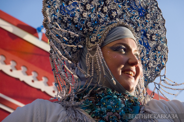 Масленичные гулянье в Москве