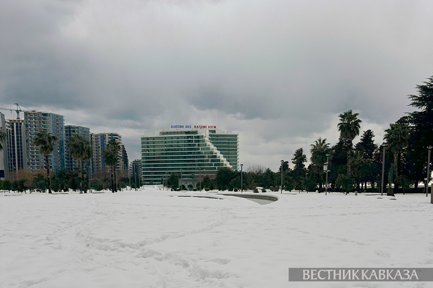 Батуми в снегу
