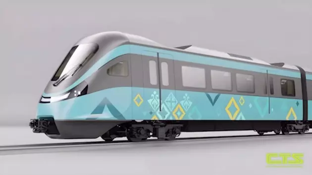 CTS показала вагоны нового легкорельсового транспорта Астаны