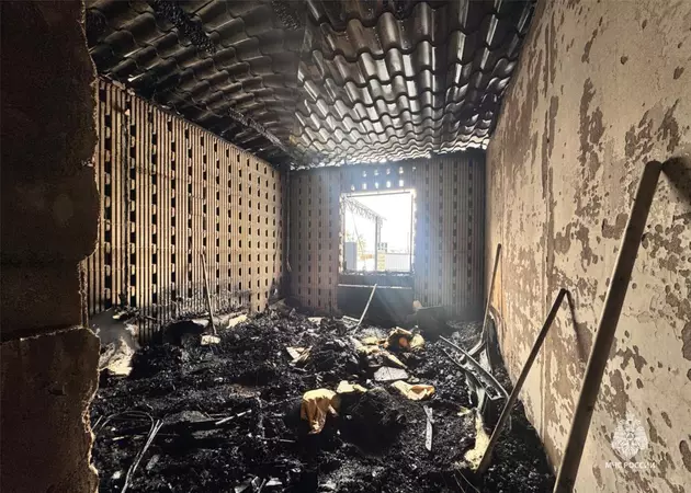 Жилой дом сгорел в КБР