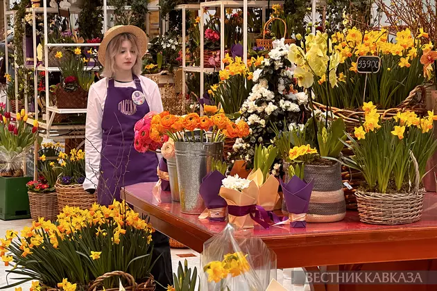 Продажа цветов в Петровском пассаже