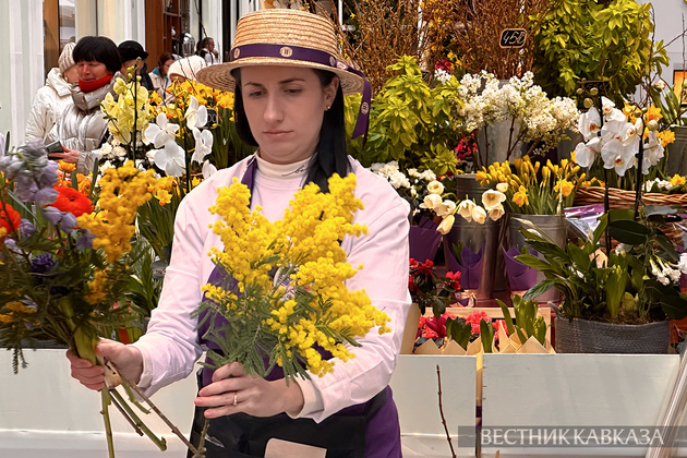 Продажа цветов в Петровском пассаже