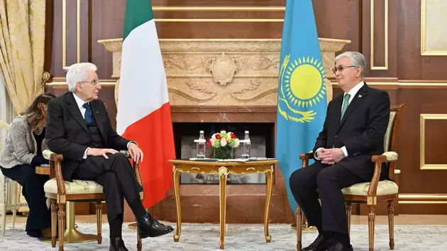 Касым-Жомарт Токаев принимает Серджо Матареллу