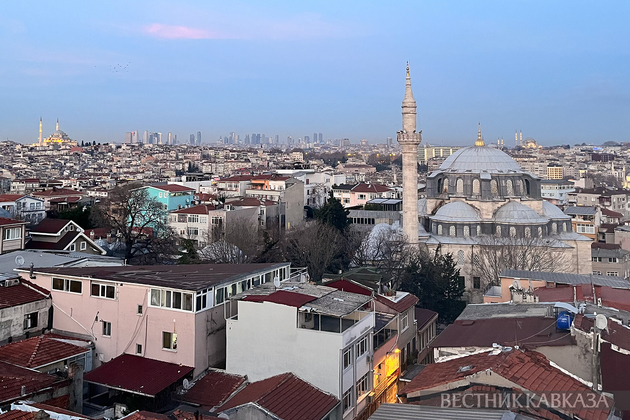 Вид со смотровой площадки Булгур палас