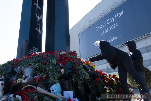 Открытие мемориала жертвам теракта в концертном зале “Крокус Сити Холл“