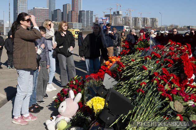 Открытие мемориала жертвам теракта в концертном зале “Крокус Сити Холл“