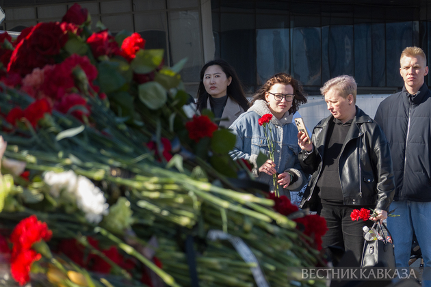 Открытие мемориала жертвам теракта в концертном зале “Крокус Сити Холл“