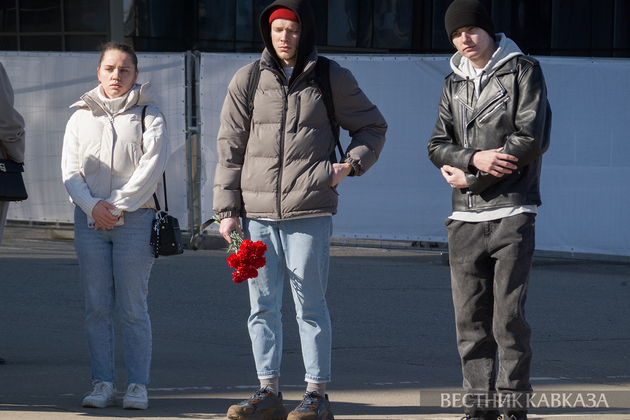 Открытие мемориала жертвам теракта в концертном зале “Крокус Сити Холл“