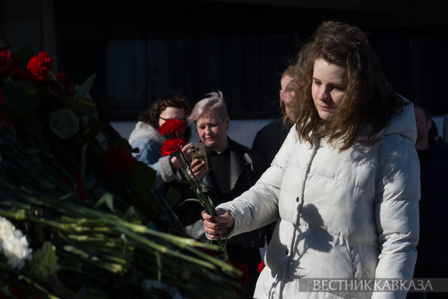 Открытие мемориала жертвам теракта в концертном зале “Крокус Сити Холл“