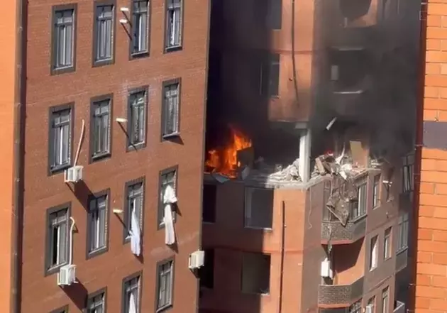 взрыв в доме в Махачкале