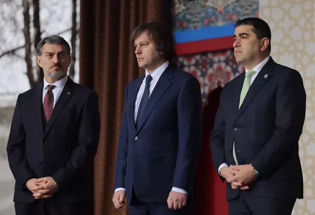 Михаил Кавелашвили, Ираклий Кобахидзе и Шалва Папуашвили