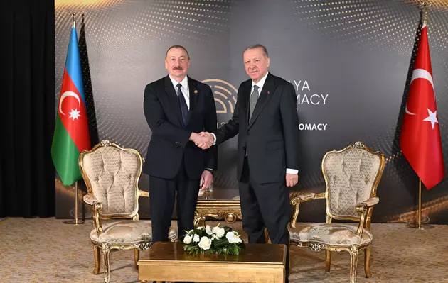 Встреча президентов Азербайджана и Турции прошла в Анталье
