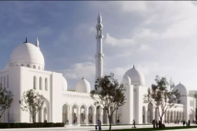 Мечеть духовного центра в Дербенте облицуют мрамором из Греции