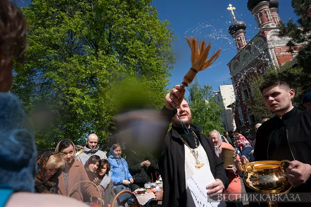 Освящение куличей