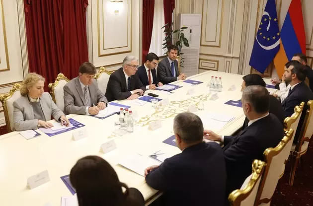 встреча Теодороса Русопулоса и Алена Симоняна