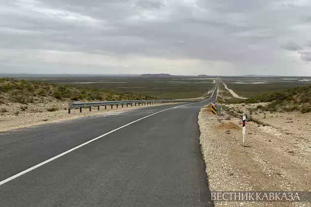 Автодорога в Казахстане