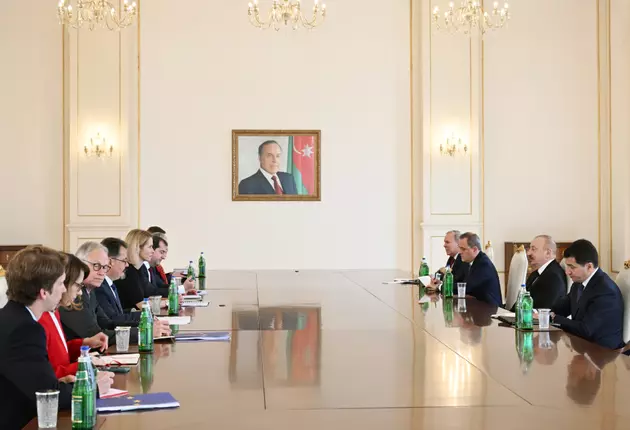 Ильхам Алиев встретился с Каей Каллас