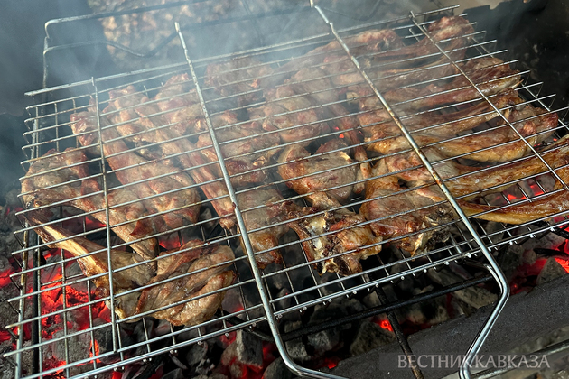 Шашлык их баранины