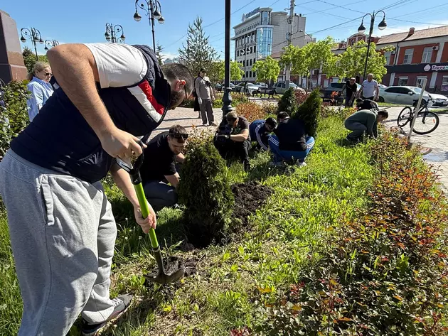 субботник в Астрахани