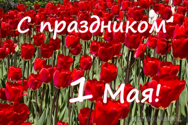 Открытка с 1 мая