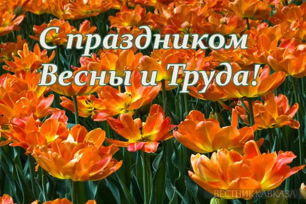 Открытка с 1 мая