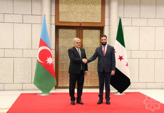 Делегация Азербайджана совершает визит в Сирию