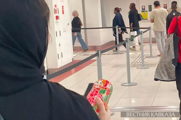 Туристы в Москве