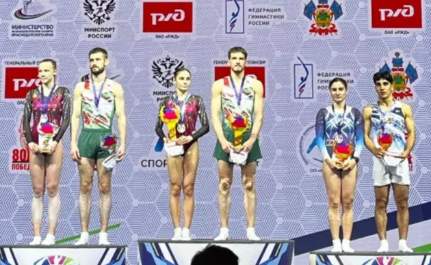 Азербайджанские гимнасты привезут из России две медали