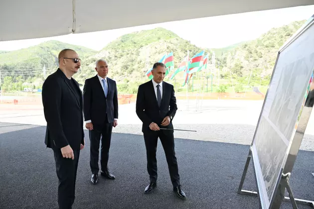 Ильхам Алиев посетил Лачинский район