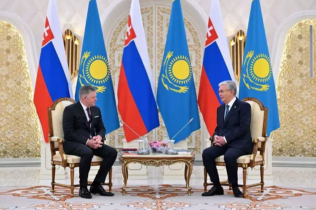 Президент Казахстана принял премьер-министра Словакии