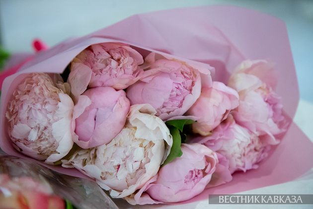 Букет пионов