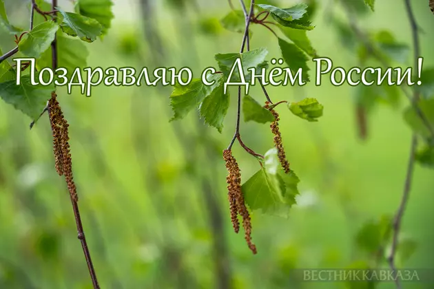 Открытка с Днем России
