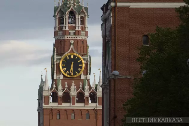 Вид на Спасскую башню Кремля