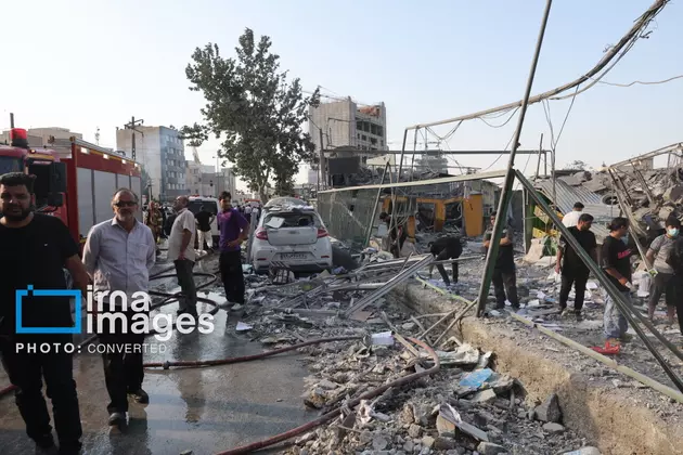 Последствия бомбардировок Тегерана 13 июня