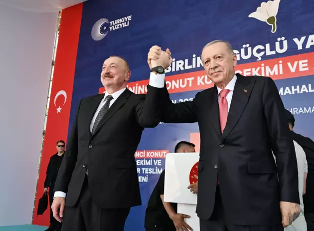 Ильхам Алиев и Реджеп Тайип Эрдоган