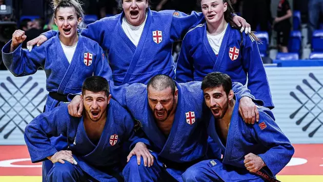 Грузинская сборная по дзюдо стала чемпионом мира