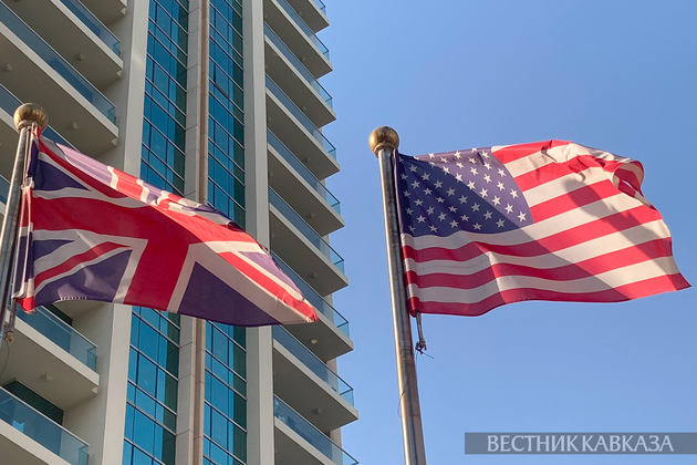 Флаг Великобритании и США