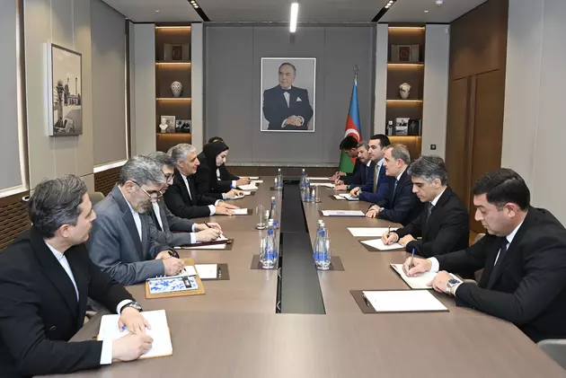 встреча Джейхуна Байрамова и Муджтаба Демирчили