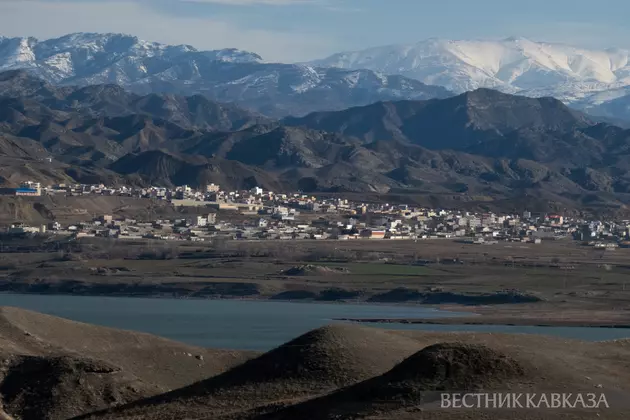 Иран на границе с Азербайджаном